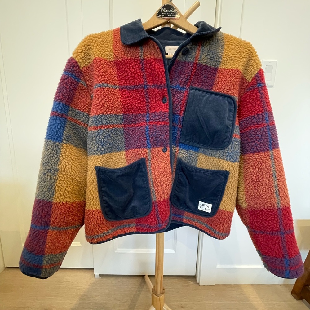 Brixton Delilah Multicolor Plaid Sherpa Jacket